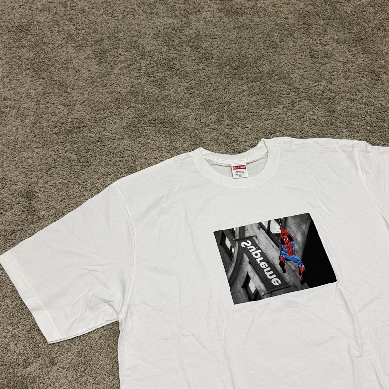 Sup Spider Man Tee White 9