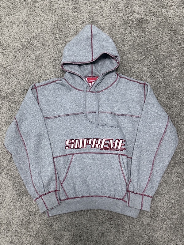 Supreme Coverstitch Tracksuit Gery/Black 12