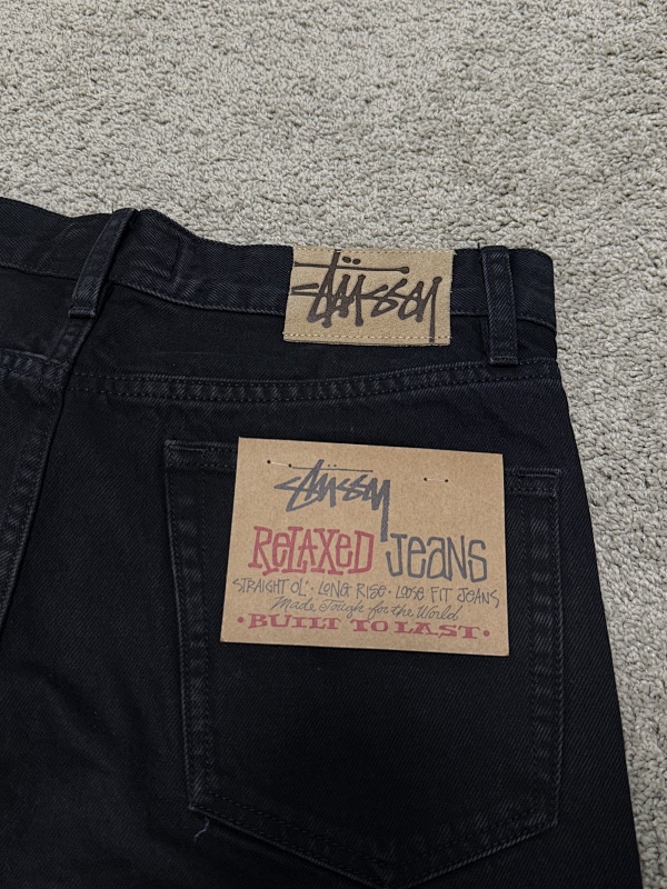 [[Best Quality]Stu Big Ol Jean DENIM-Black 7