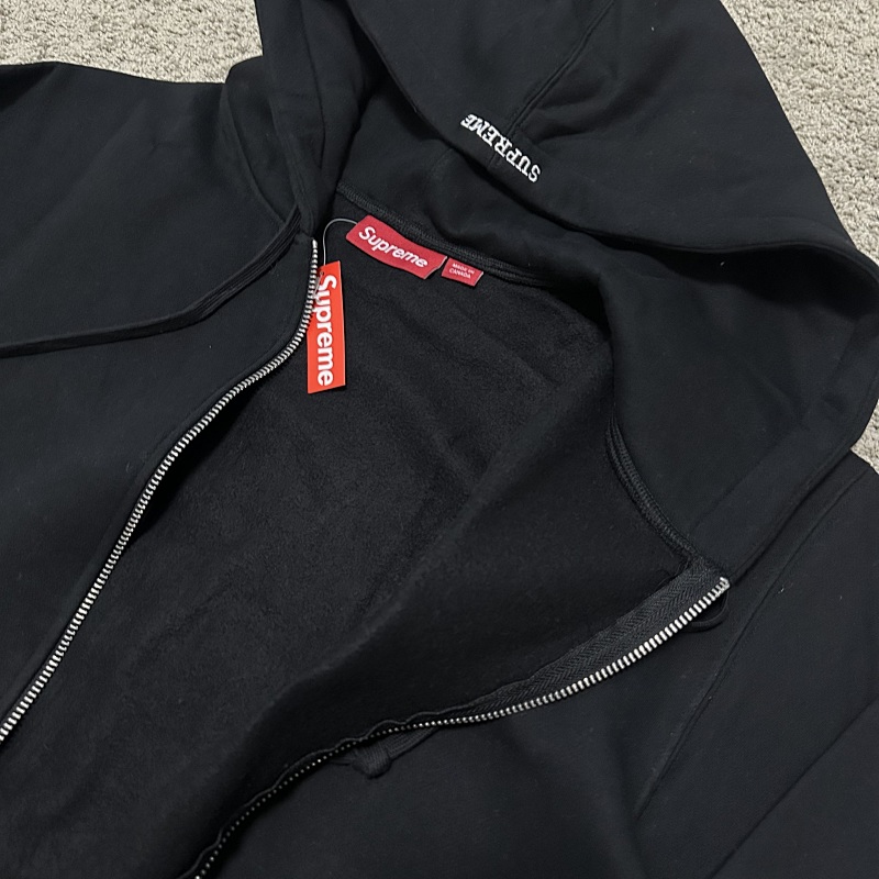 Supreme S Logo Zip Hoodie 3