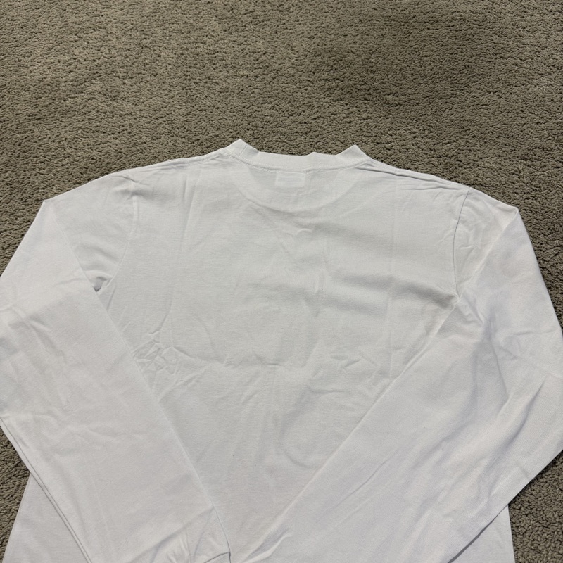 Sup CDG Long Sleeve Tee Black/White[size One Up Pls] 5