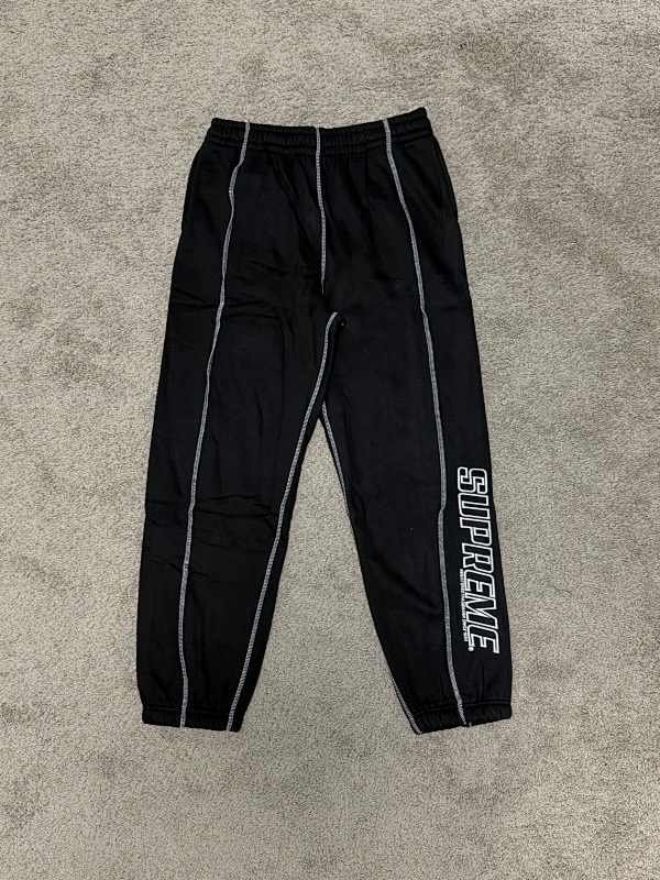 Supreme Coverstitch Tracksuit Gery/Black 9
