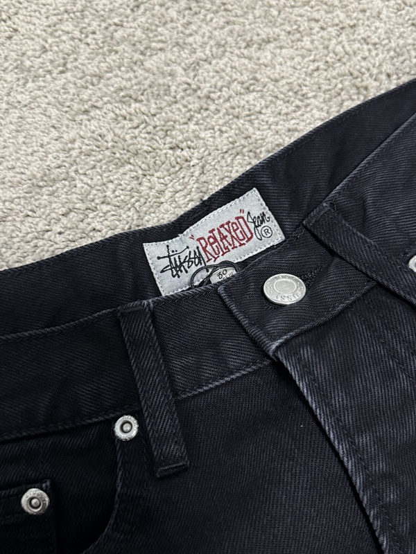 [[Best Quality]Stu Big Ol Jean DENIM-Black 11