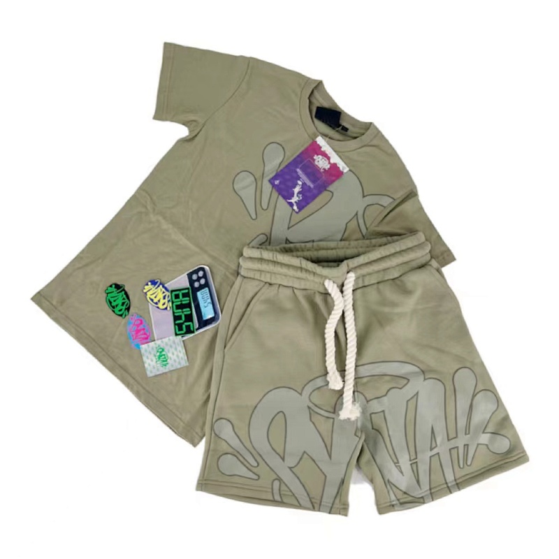 Synaworld Tee And Shorts Set Green 2