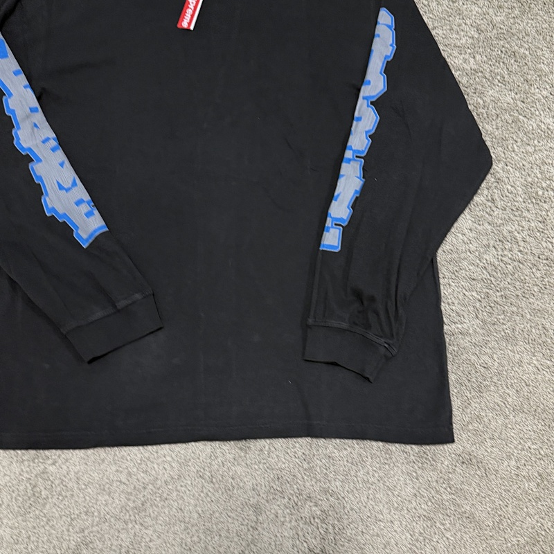 Supreme Cracked Long Sleeve Black 4
