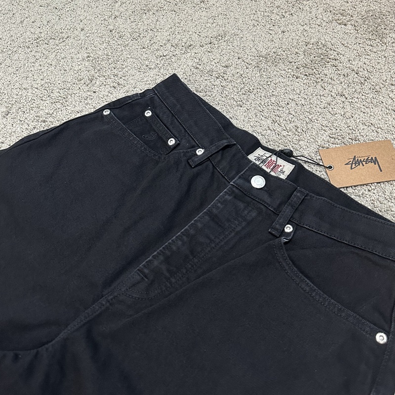 Stu Wash Black Short 5