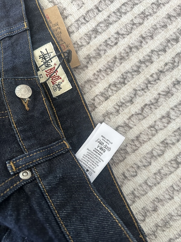 [Best Quality]Stu Big Ol Jean DENIM-Rinsed Indigo Dark Blue 2