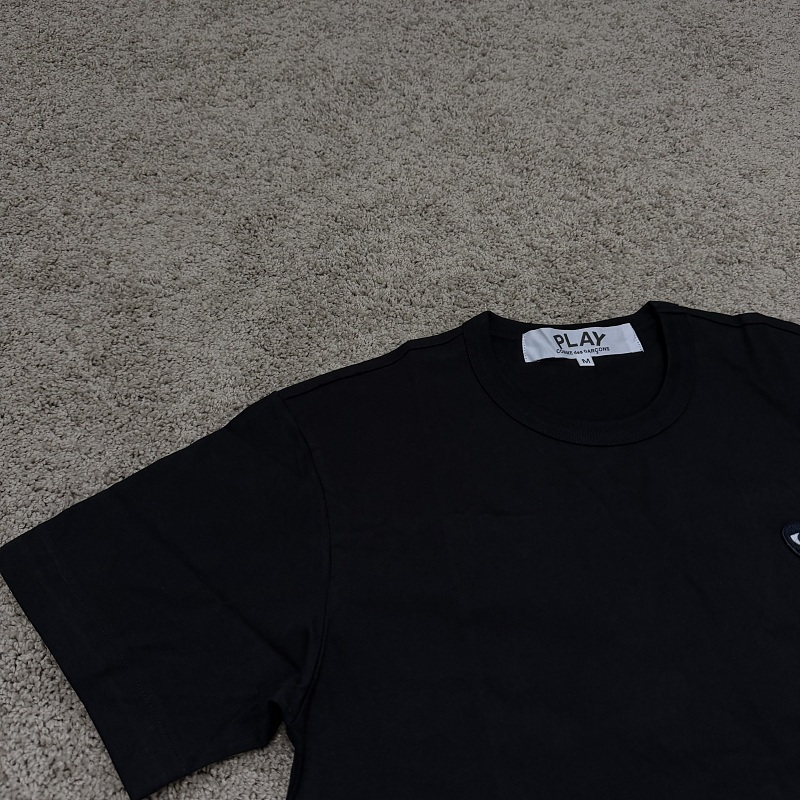 Comme des Garcons Play Heart Short Tee /Black Heart 5