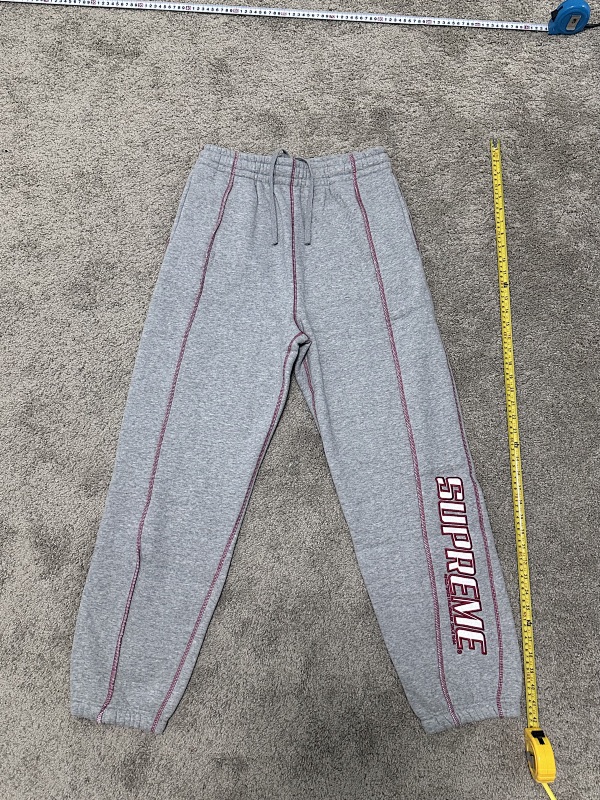 Supreme Coverstitch Tracksuit Gery/Black 5