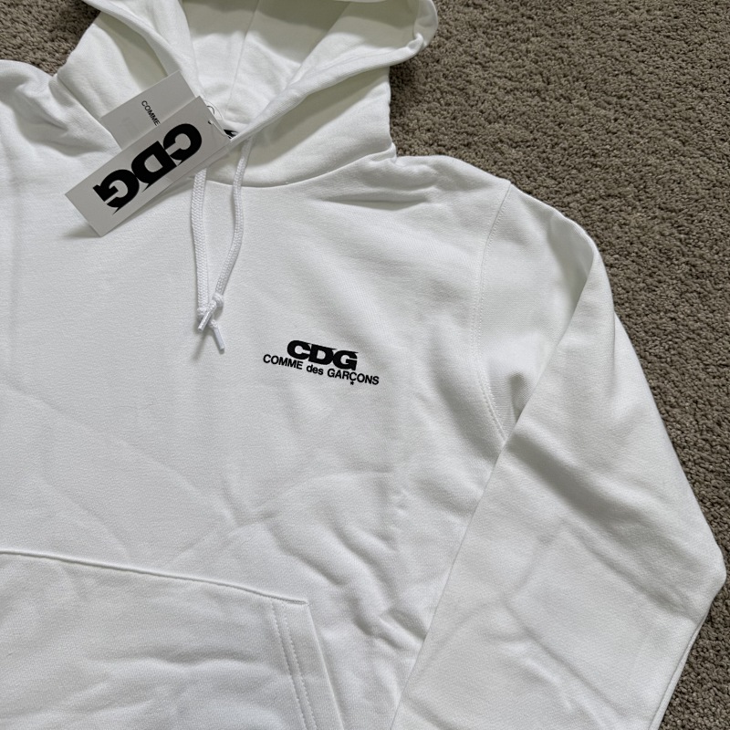 Comme des Garcons Logo Hooded Sweatshirt 11