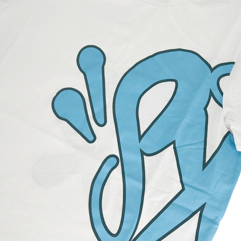 Synaworld 'syna Logo' Tee - White/ Blue 3