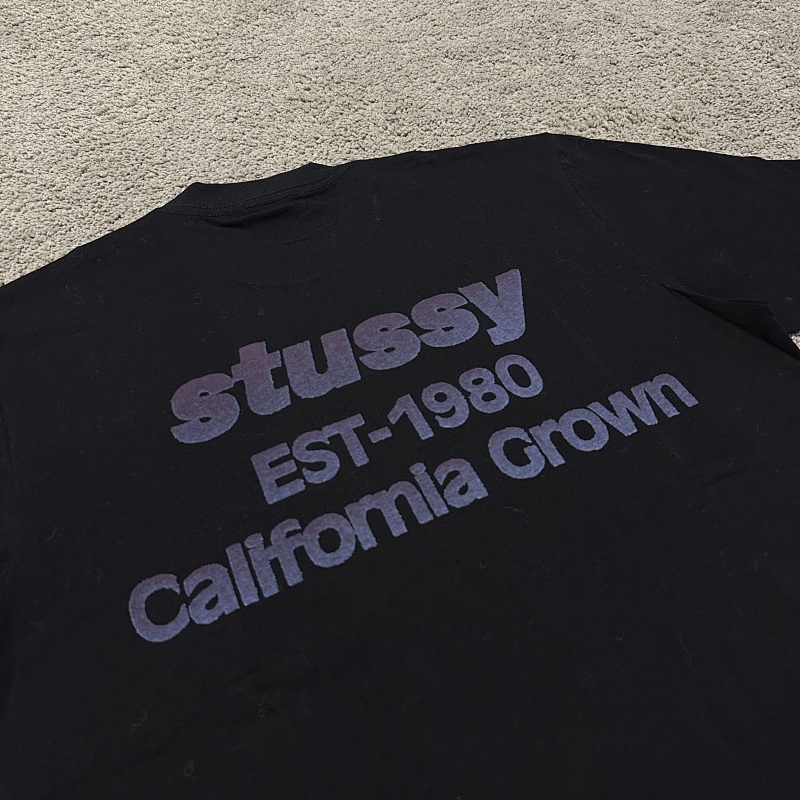 Stu California Grown Tee Pigment Dyed - Black 5