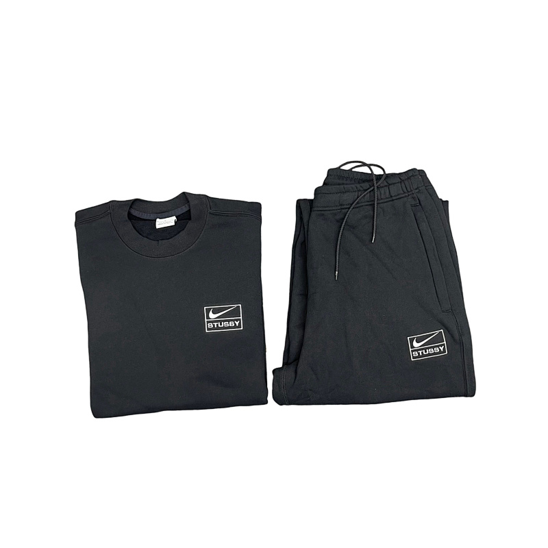 Nk Stu Black//Grey Crewneck Sweatshirt 5