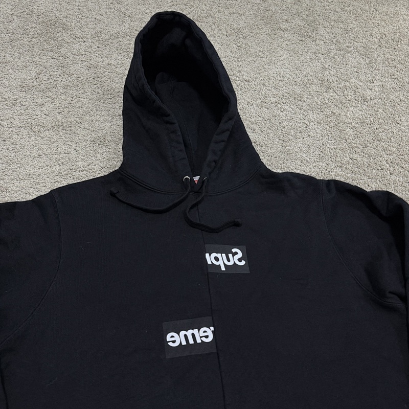Sup CDG Split Logo Hoodie//White 6