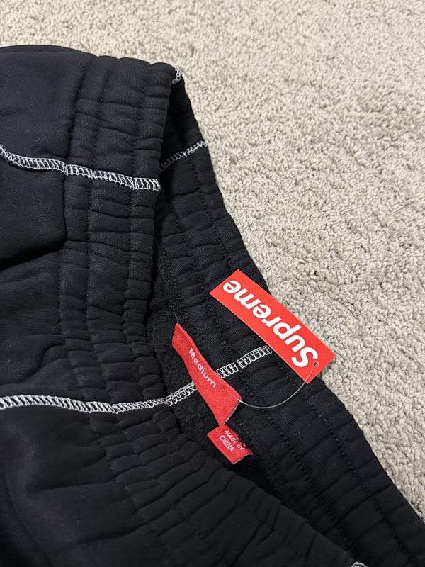 Supreme Coverstitch Tracksuit Gery/Black 8