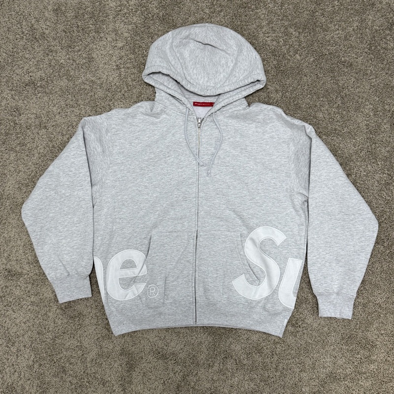 [ ⮕ ] Sup Big Logo Zip Up Hooded Sweatshirt 7