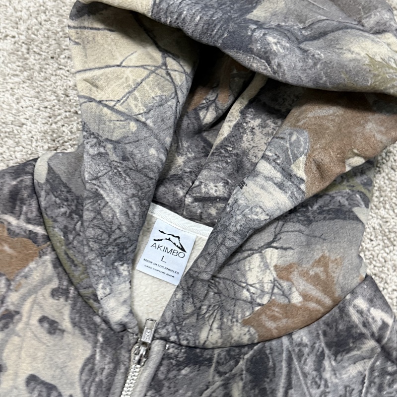 Akim Camo Zip Up Hoodie 5
