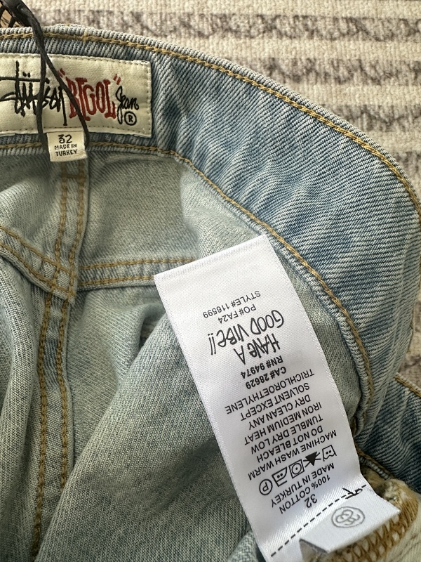 [Best Quality]Stu Big Ol Jean DENIM-Light Wash Blue 3