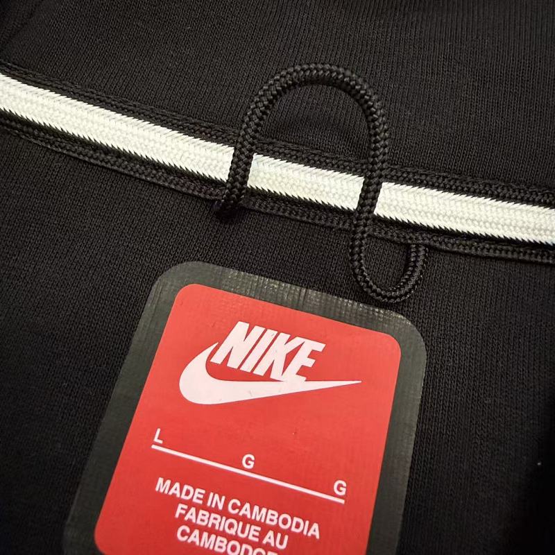 [eu/usa Version] Nk New Season Tech Fleece Suit Black/Grey Same Day Send Out 6