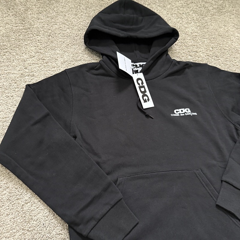 Comme des Garcons Logo Hooded Sweatshirt 4