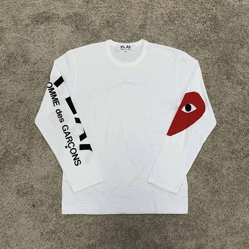 [Have Stock]CDG Play Heart Long Sleve