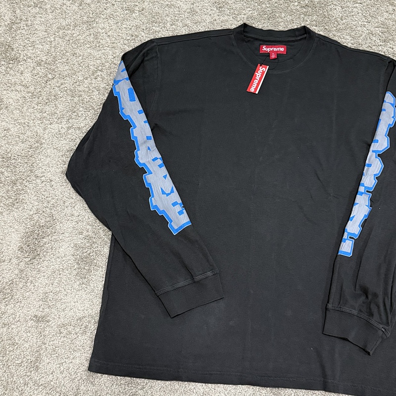 Supreme Cracked Sleeve White 8