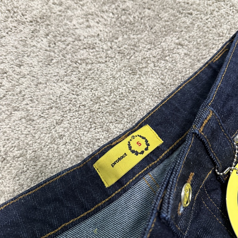 [Have Stock] Prote*ct Raw Panel Jeans 6