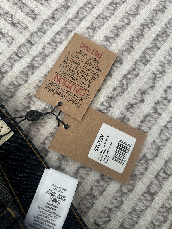 [Best Quality]Stu Big Ol Jean DENIM-Rinsed Indigo Dark Blue 3