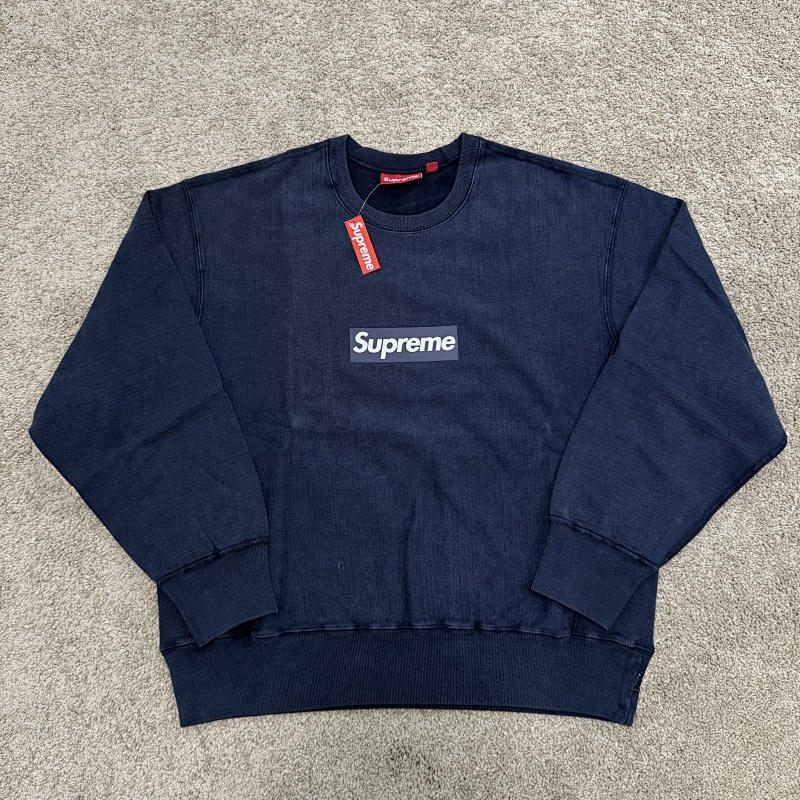 Supreme Washed Box Logo Crewneck 10