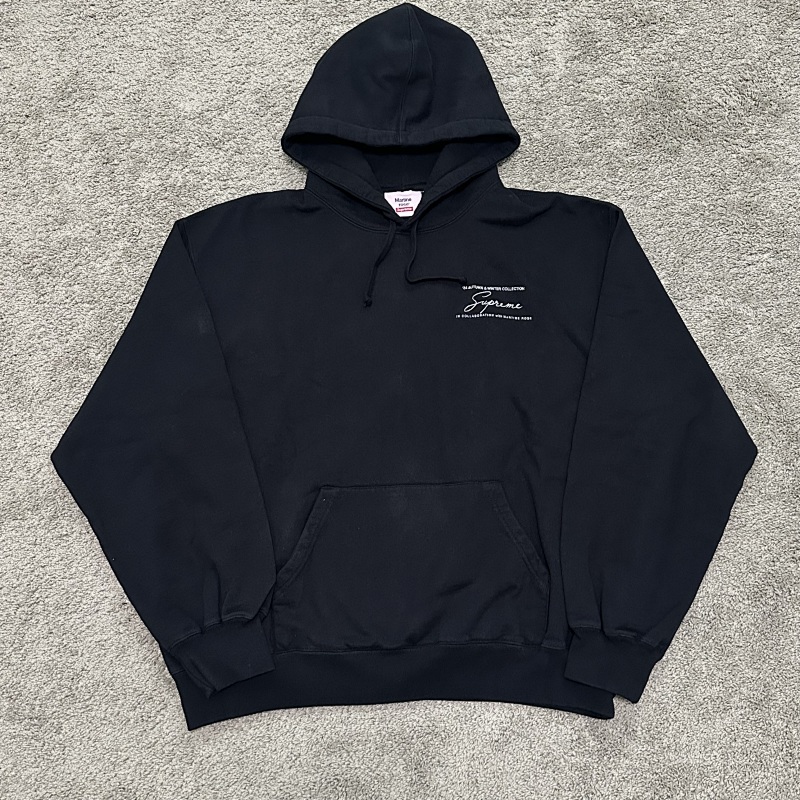 Sup Martine Rose Hooded Sweatshirt-black 5