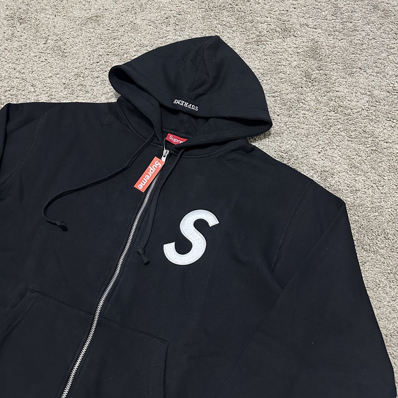 Supreme S Logo Zip Hoodie 8