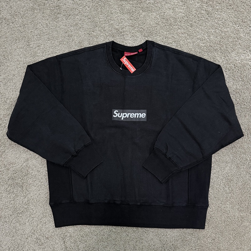 Supreme Washed Box Logo Crewneck 7
