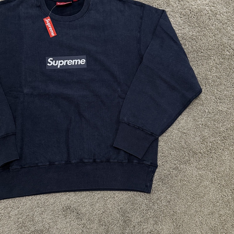 Supreme Washed Box Logo Crewneck 8