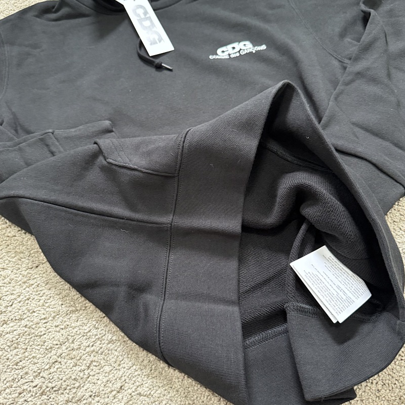 Comme des Garcons Logo Hooded Sweatshirt 3