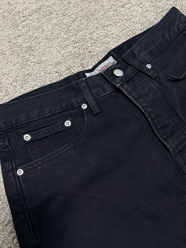 [[Best Quality]Stu Big Ol Jean DENIM-Black 8