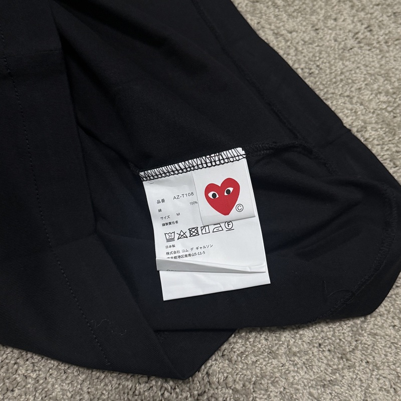 Comme des Garcons Play Heart Short Tee /Red Heart 6