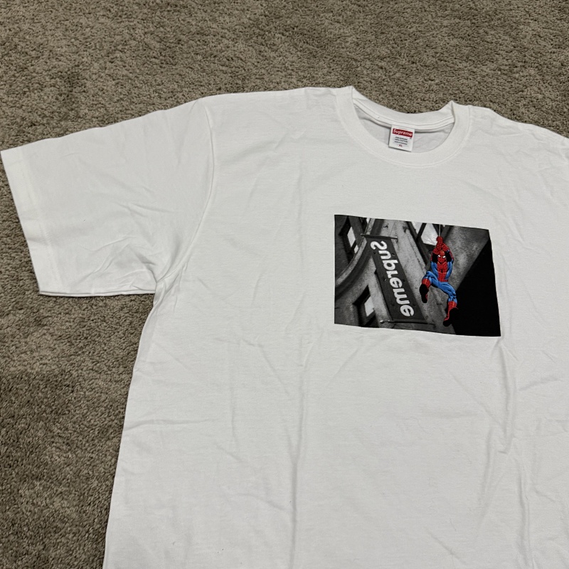 Sup Spider Man Tee White 7
