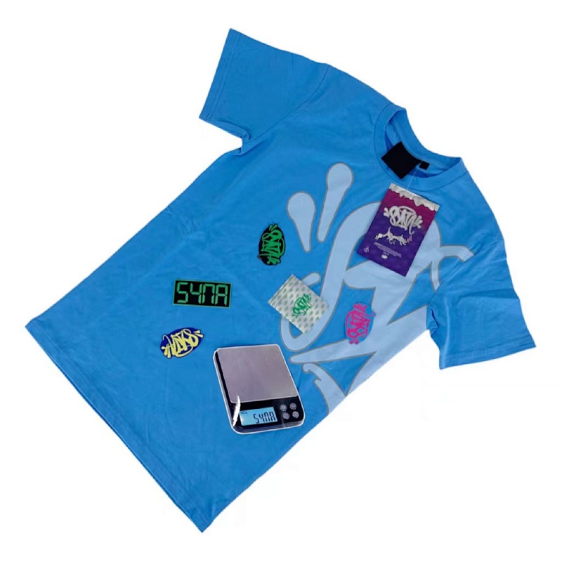 Synaworld Tee And Shorts Set Light Blue 3