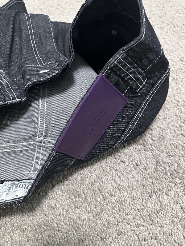 Purple Tag Classic Baggy Denim Pant Black 3