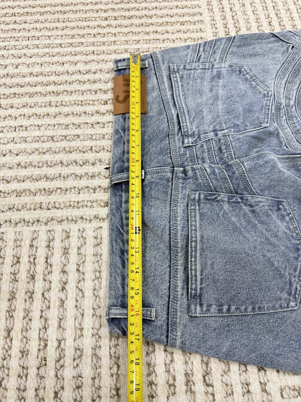 Supreme S Logo Loose Fit Denim 'Washed Blue' 9