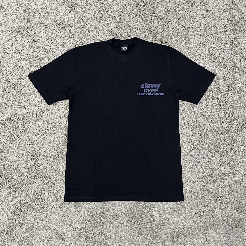 Stu California Grown Tee Pigment Dyed - Black 4