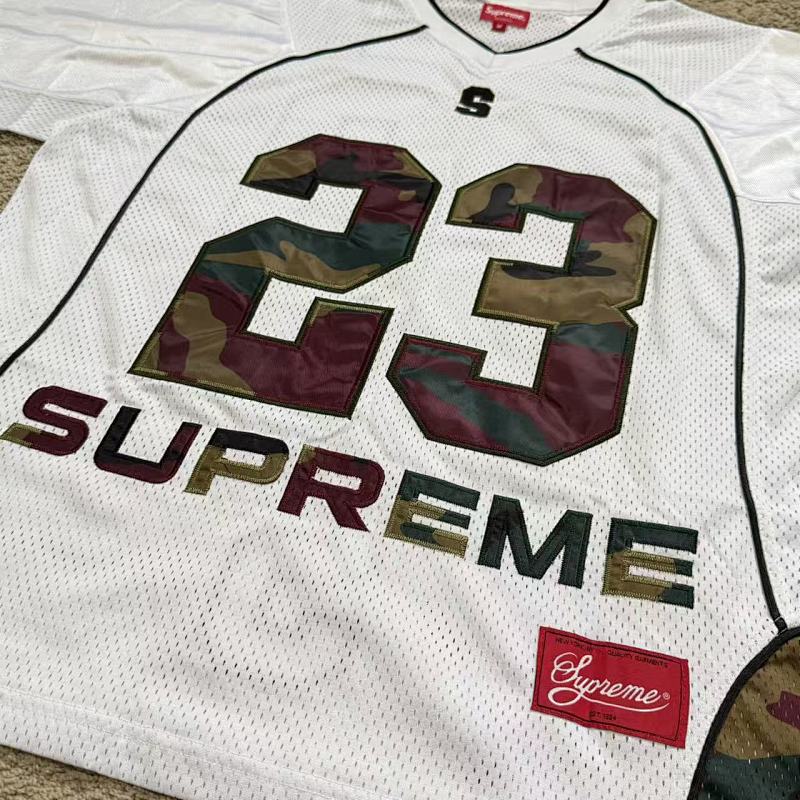 [ ⮕ ] [Blue/White]Sup Perfect Season Football Jersey 7