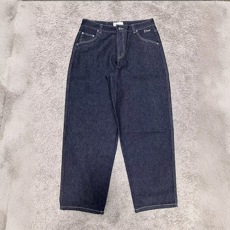 Purple Tag Classic Baggy Denim Pant Black