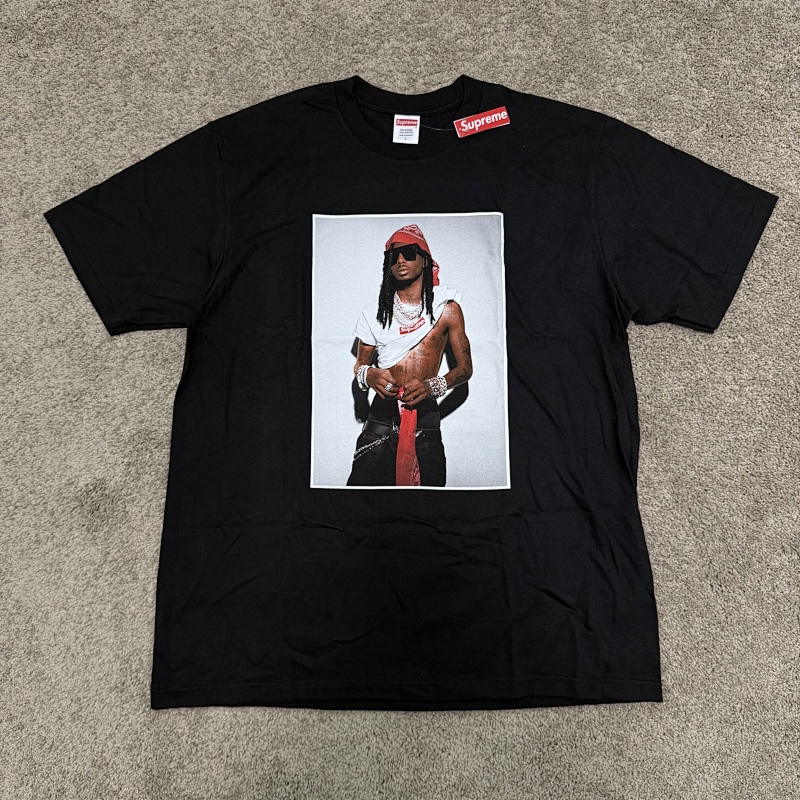 [ ⮕ ] Sup Playboi Carti Tee Black/white 8