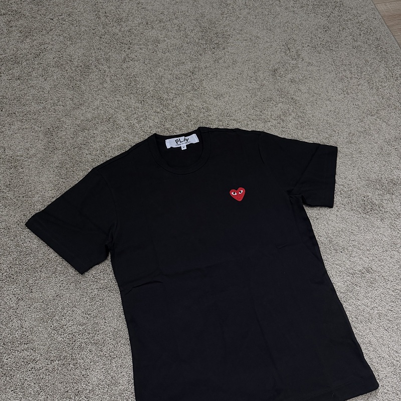Comme des Garcons Play Heart Short Tee /Red Heart 2