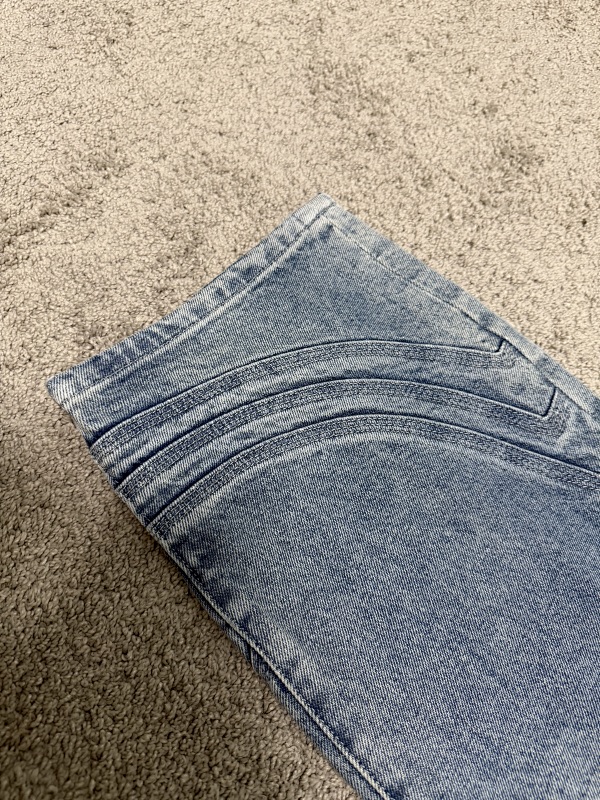 Supreme S Logo Loose Fit Denim 'Washed Blue' 6