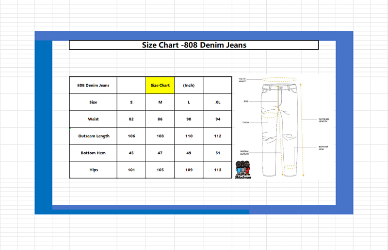 In Stock 808 Visi*n Jacket/ Jeans Black/White 2