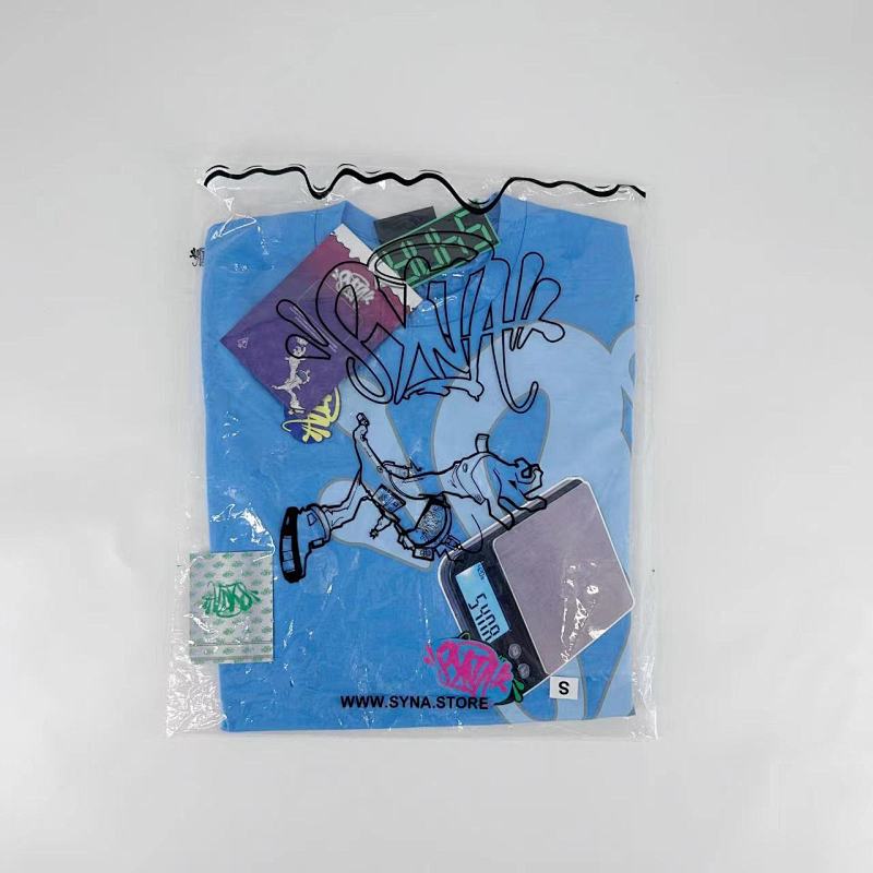 Synaworld Tee And Shorts Set Light Blue 4