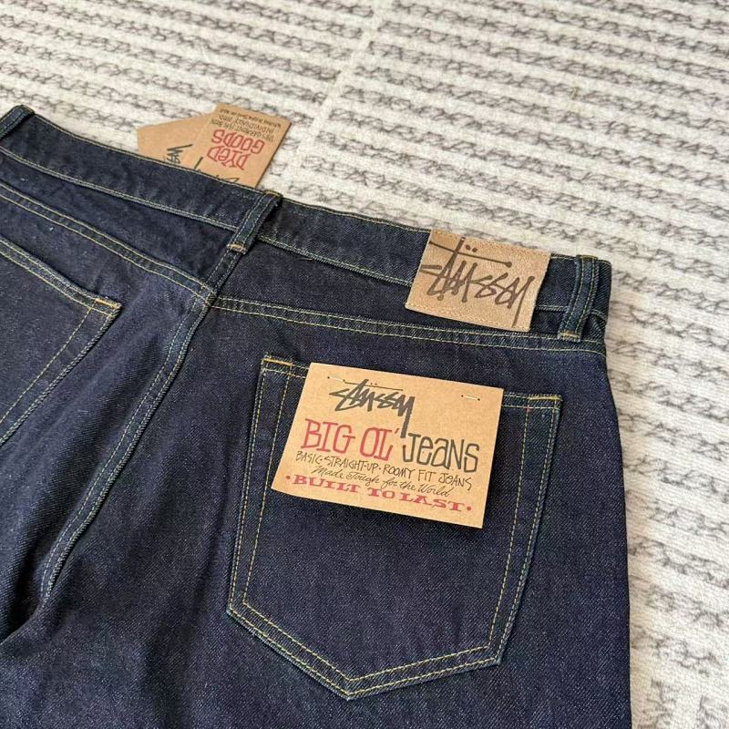 [Best Quality]Stu Big Ol Jean DENIM-Rinsed Indigo Dark Blue 5
