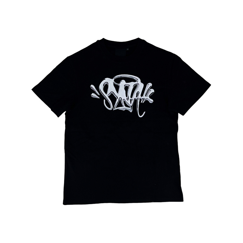 Synaworld 'syna Logo' Tee - Sliver/ Black 2
